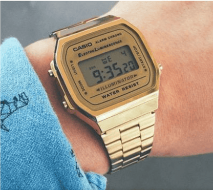 Casio Vintage Digital Gold Unisex Watch