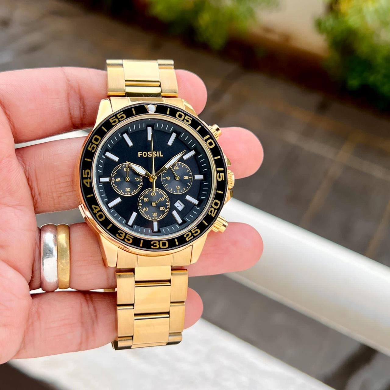 Fossil 45 mm Bronson features Chronography Analog For Men