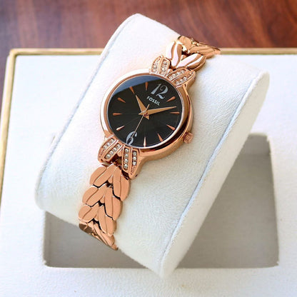 Fossil Women's Rose Analog Collection