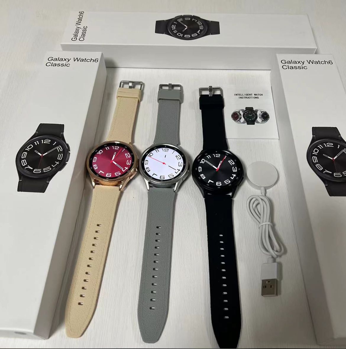 Stylish Samsung Galaxy Watch 6 Classic Smartwatch Unisex 1