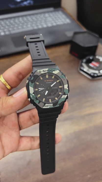 G-Shock GA-2100 Military Edition Analog Watch