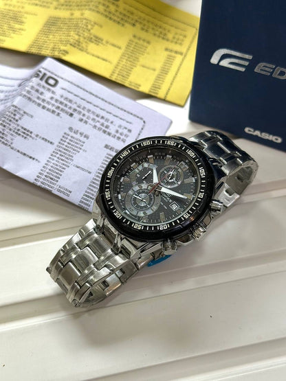 Casio EDifice EFR-539 Stainless Steel White Analog